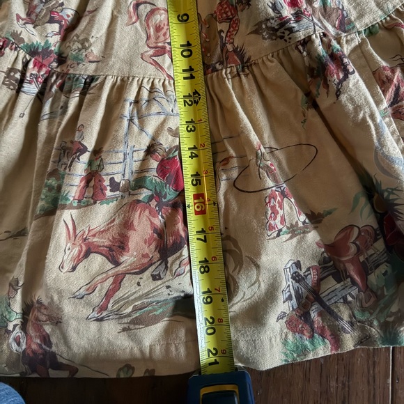 Ralph Lauren Women's Equestrian Print Skirt - Beige and Red - Picture 5 of 6